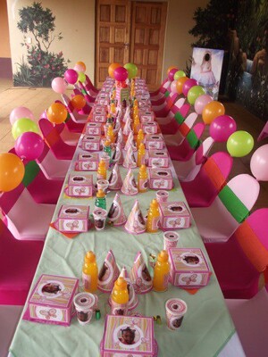 Our custom made party supplies include personalised invitations, paper cups and plates, blowouts and more.