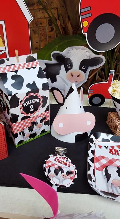 We make Farm Animals party supplies for boys and girls and deliver.