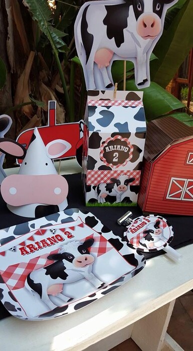 Personalized Farm Animals party supplies and Farm Animals birthday decor for sale.