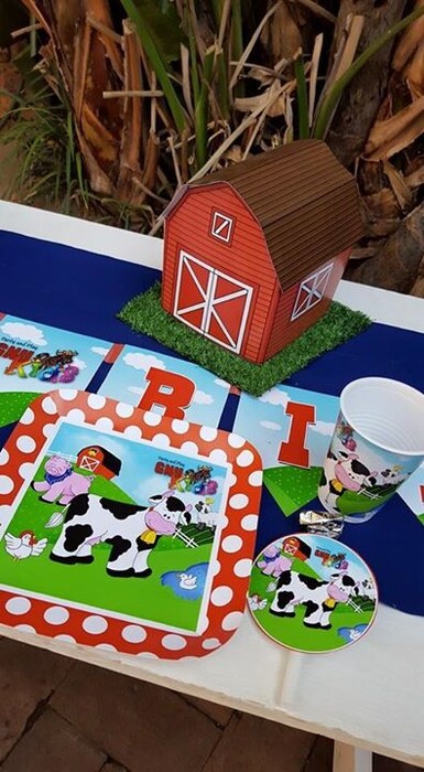 We make party supplies for popular themes such as Frozen, Doc Mcstuffins, Ferrari and more.