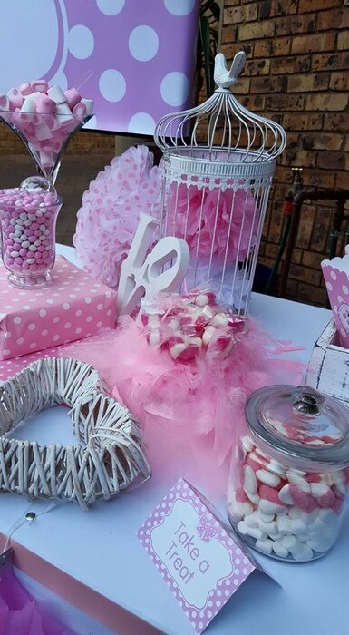 Kiddies Theme Parties hire out gazebos, picnic tables, umbrellas and photo boards for your baby shower.