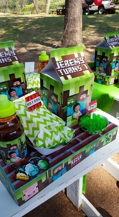We make birthday party decor for popular themes such as Minecraft, Doc Mcstuffins, Ferrari and more.