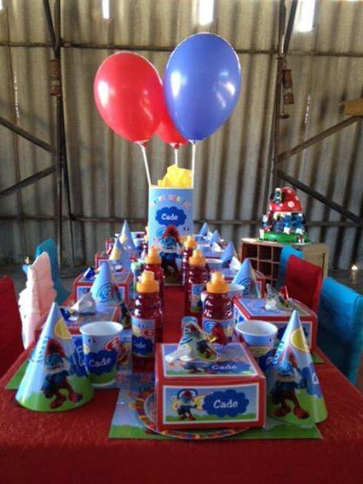 Click on this photo to Zoom. Contact us via email for a complete price list. Kiddies Theme Parties can also handle your event catering such as party platters, coffee stations, drinks and cooler boxes.