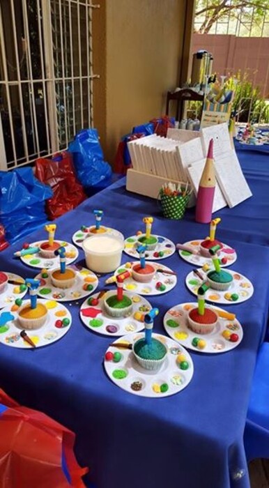 We make party supplies for popular themes such as Cars, One Direction, Dora the Explorer and more.