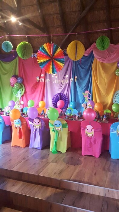 * Kiddies Theme Parties can also handle your event catering such as party platters, coffee stations, drinks and cooler boxes.