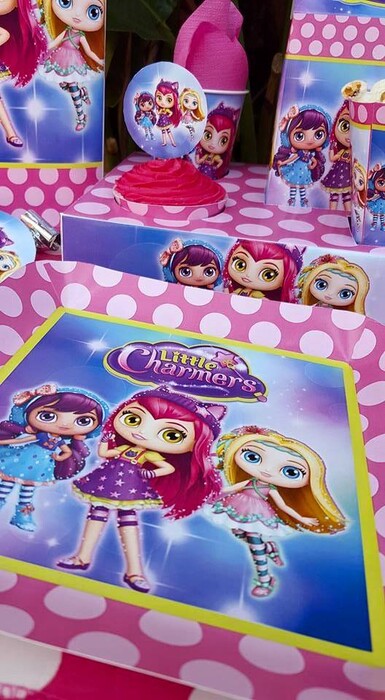 Kiddies Theme Parties offers personalized Little Charmers party supplies and decor for sale.