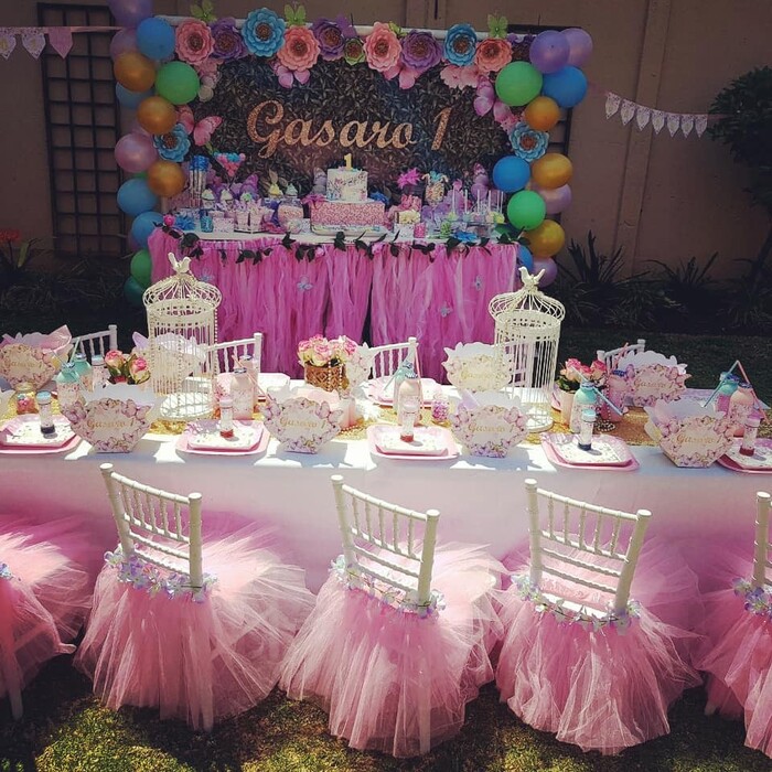 Kiddies tiffany chairs used for the party setup. Kiddies tiffany chairs used for the party setup.