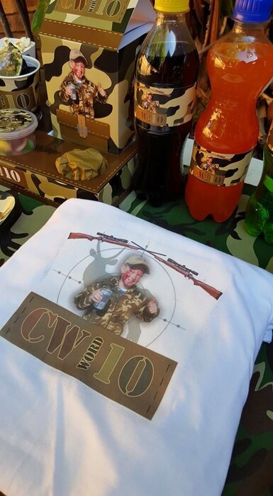 Kiddies Theme Parties offers personalized Hunting party supplies and decor for sale.