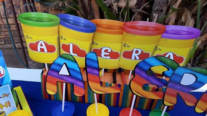 * We make party supplies for popular themes such as Frozen, Doc Mcstuffins, Ferrari and more.