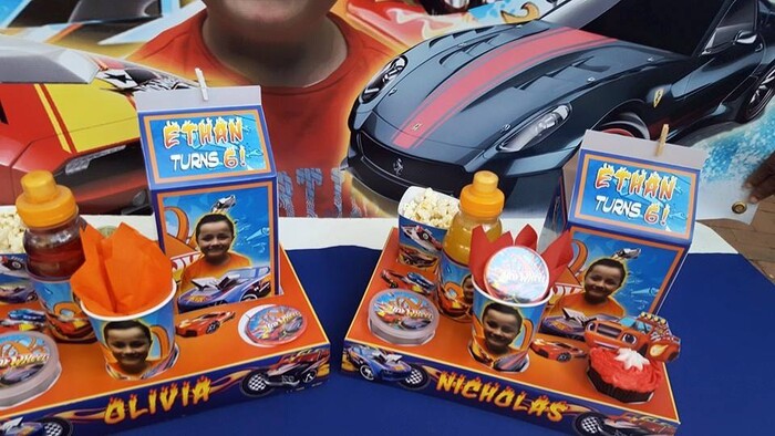Kiddies Theme Parties offers personalized birthday party supplies and decor for sale.