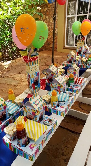 We make birthday party decor for popular themes such as Mister Maker, Doc Mcstuffins, Ferrari and more.
