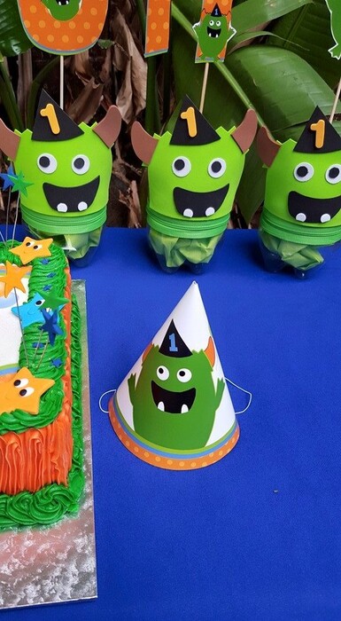 * We make birthday party decor for popular themes such as Little Monster, Doc Mcstuffins, Ferrari and more.
