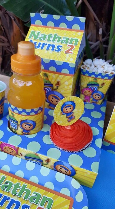 Click on this photo to Zoom. Contact us via email for a complete price list. We are an events and party planning company specialising in custom made Team Umizoomi party supplies.