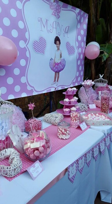 Our custom made baby shower decor include personalised invitations, paper cups and plates, blowouts and more.