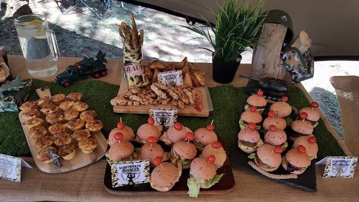 We make Warrior Race party supplies for boys and girls and deliver.