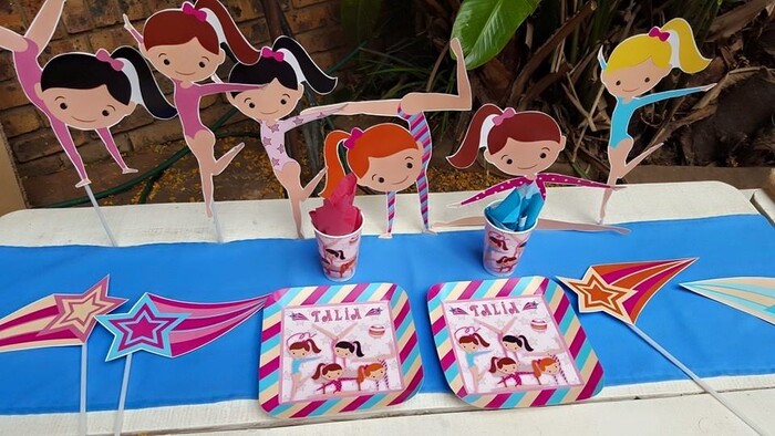 We are a Gauteng based events and party planning company specialising in custom made Gymnastics party supplies.