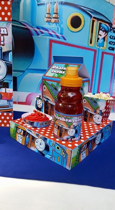 Kiddies Theme Parties offers personalized Thomas the Train party supplies and decor for sale.