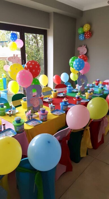 Kiddies Theme Parties offers personalized birthday party supplies and decor for sale.