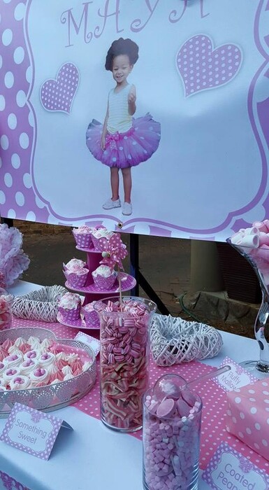 Our custom made baby shower decor include personalised party hats, printed t-shirts, badges and more.