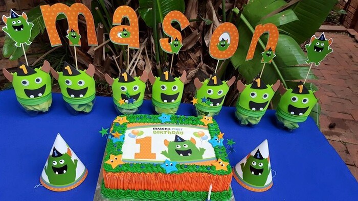 * We are a Gauteng based events and party planning company specialising in custom made Little Monster party supplies.