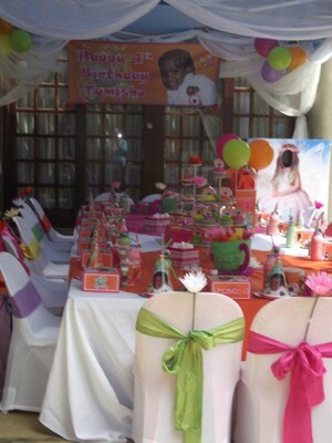 Kiddies Theme Parties offers personalized birthday party supplies and decor for sale.