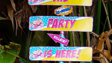 Party Is Here Signs