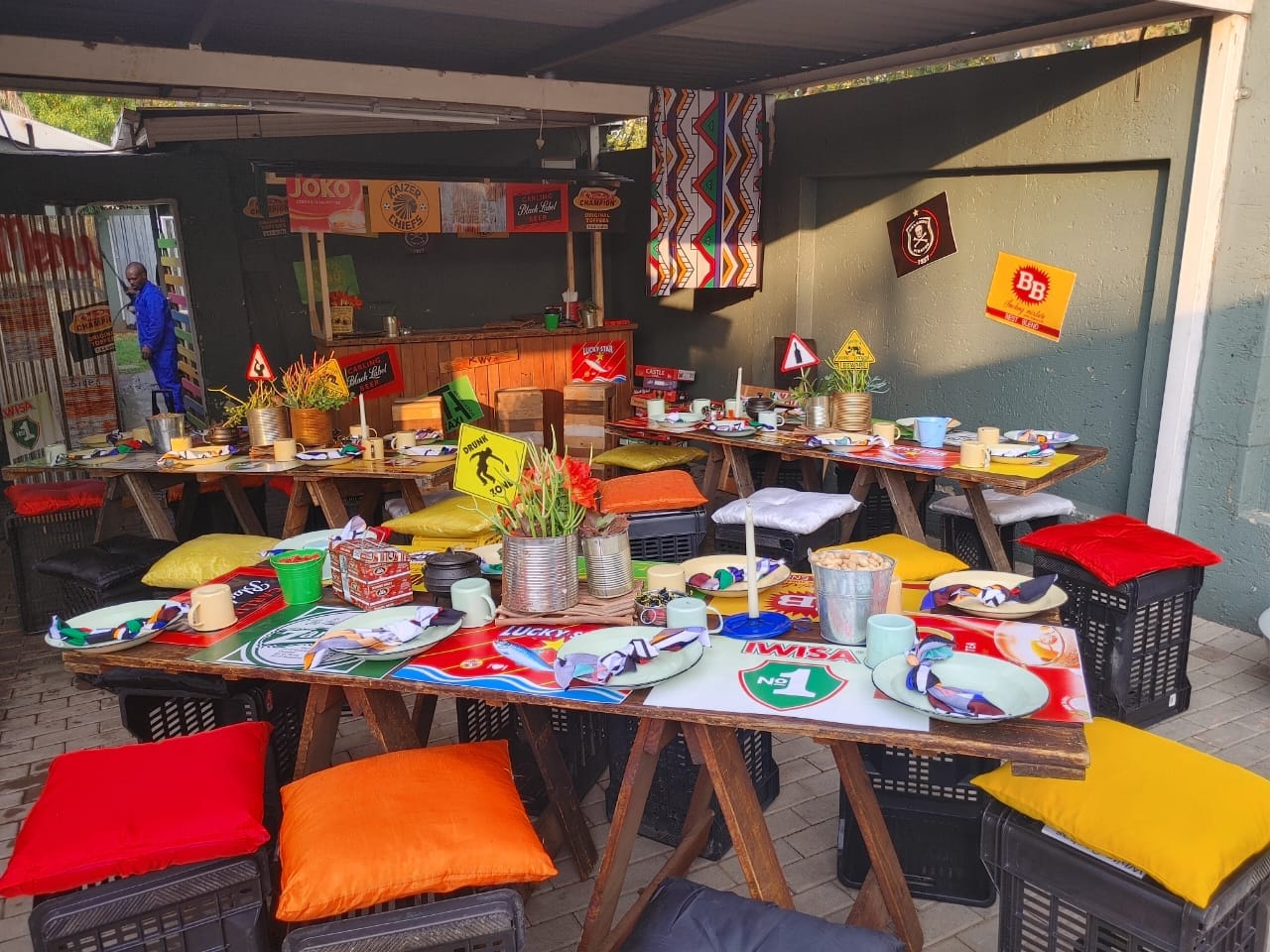 shebeen themed party setup